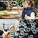 Betheaces Bubble Machine, Automatic Durable Bubble Maker 500 Bubbles per Minute with 8oz Refill Solution Water Summer Toy for Kids Boys Girls Age of 4,5,6,7,8-16 Outdoor and Indoor Party Use