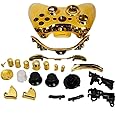 OSTENT Full Controller Shell Case Housing for Microsoft Xbox 360 Wireless Controller Color Gold