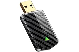 Mini Wireless CarPlay Adapter for iPhone & Android Auto Adapter, Plug & Play with No Delay, Auto-Reconnect, Converts Wired to