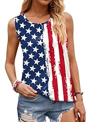 For G and PL 4th of July Women's Red White Blue
