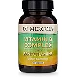 Dr. Mercola Vitamin B Complex with Benfotiamine, 30 Servings (60 Capsules)