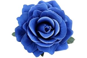 Lovefairy Beautiful Rose Flower Hair Clip Pin up Flower Brooch for Party Travel Festivals