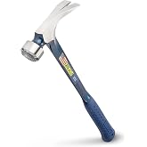 ESTWING Framing Hammer, 25 oz Milled Face, Shock Reduction Grip, E3-25SM | Made in USA, Rip Claw Versatility, Milled Face For Optimal Grip, Longer Handle For More Powder, Patented Shock Reduction Grip