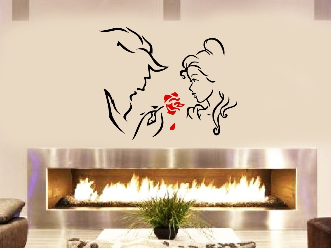 Amazon Com Beauty The Beast And The Red Rose Livingroom