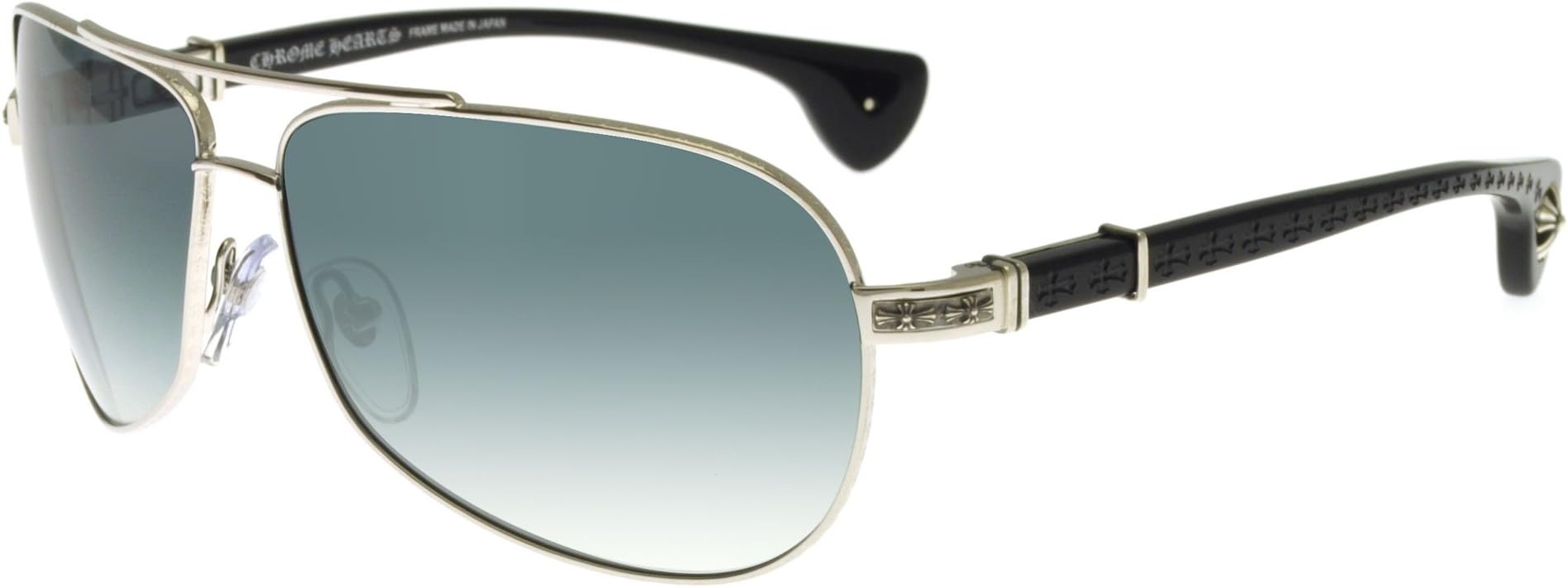 Grand Beast Shiny Silver with Black Sunglasses