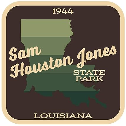 Amazon Com Jb Print Sam Houston Jones State Park Hiking Camping