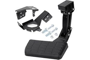 ACERIDE Bumper Tailgate Step 75313-01A Bumper Step Rear Bed Step Compatible with 2017-2022 Ford F-250 F-350 F-450 Super Duty Folding Truck Tailgate Step