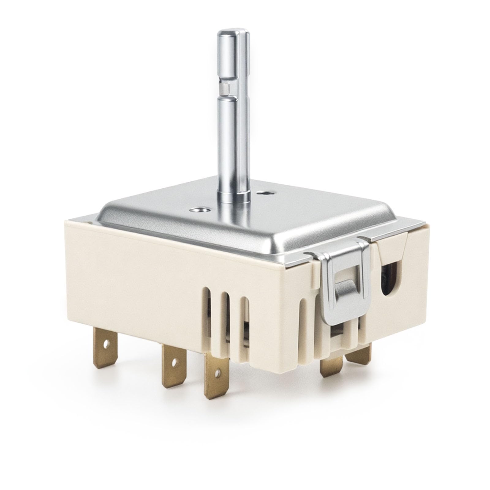 Photo 1 of DG44-01006B Range Surface Element Control Switch Fit for Samsung Electric Electric Cooktop Stove NE59J7750WS NE58K9850WS NE59M4310SS and More - Dual Infinite Burner Switch