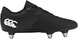Canterbury Phoenix Raze Junior Soft Ground Rugby Boots Black White 4 view 2
