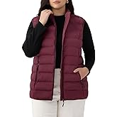 TIYOMI Women's Plus Size Zip Up Cotton Padded Vest Stand Collar Outerwear Sleeveless Thickened Coat XL-5XL (14W-28W)