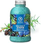 AROMATIKA Juniper Bath Salt 600g | Essential Oils Juniper Cypress Lemongrass view 2