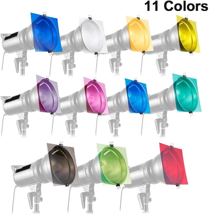 szlsl88 Lighting Gel Filter 11colors Color Correction Theater Party