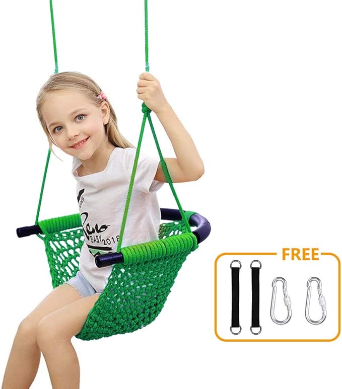 Kids Swing Seat Heavy Duty Rope Play Secure