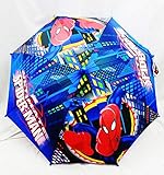 Umbrella - Marvel - Spiderman Blue Figure Handle Kids New Gift Toys spu300