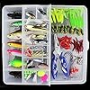 OriGlam-101PCS-Fishing-Lure-Set-Kit-Fishing-Tackle-LotsPortable-Fun-Fishing-Baits-Kit-Set-for-Saltwater-and-Freshwater-With-Tackle-Box