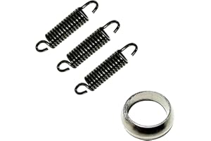 SUONE With Spring MID PIPE Gasket Exhaust MUFFLER Replacement with HiSun UTV 800 500 400 700 Massimo Bennche