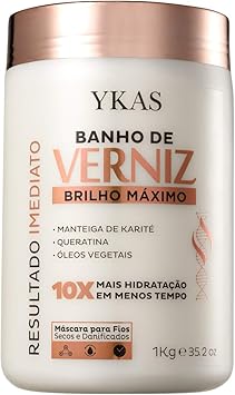 YKAS Banho de Verniz - Máscara Capilar 1000g 