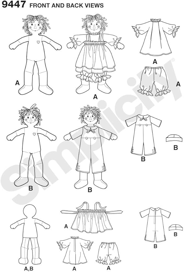 free raggedy ann doll pattern