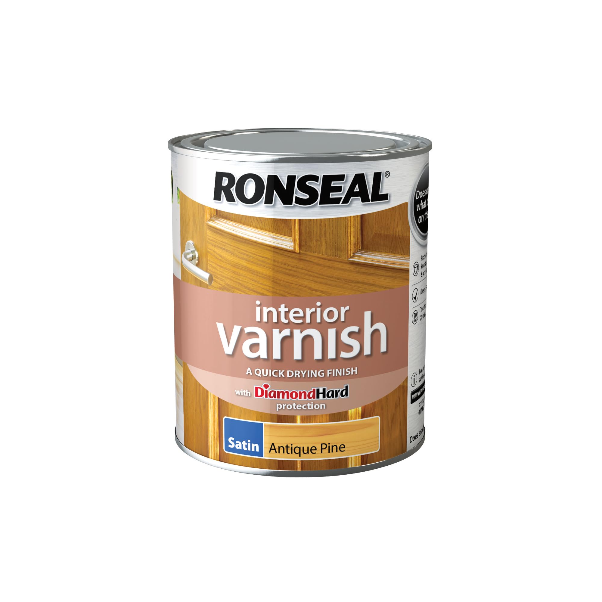 Ronseal Interior Varnish Antique Pine Satin 750ml