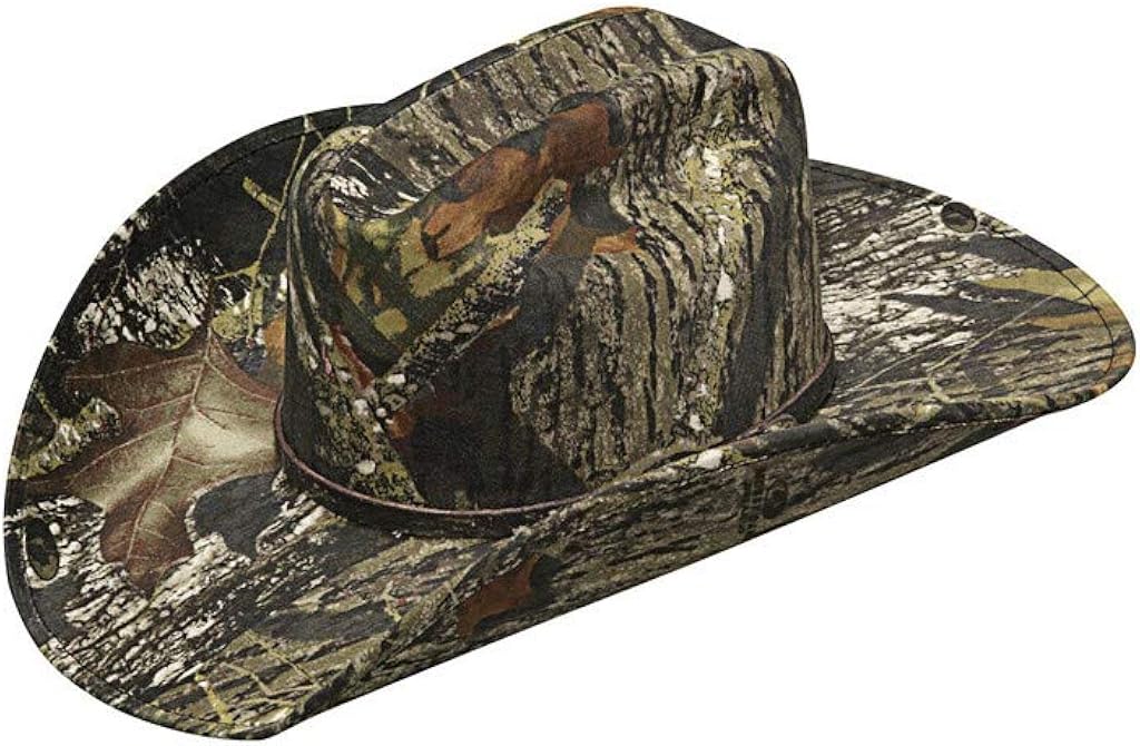 Mossy Oak Men's Camouflage Cowboy Hat Camouflage 7 5/8 at Amazon Men’s