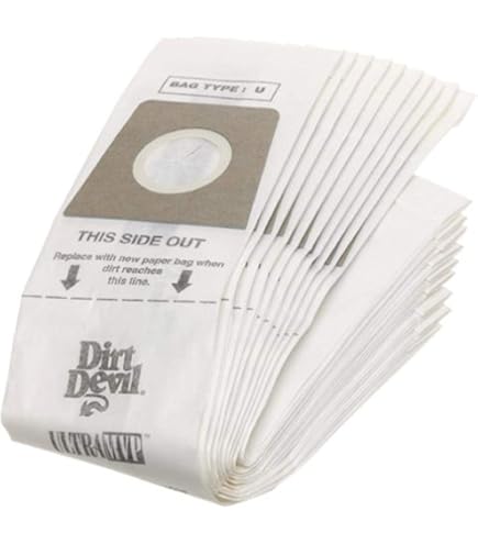 Amazon.com - Dirt Devil Type U Vacuum Bags (20-Pack), 3920048001