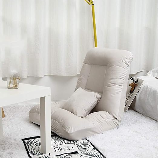 Amazon Com Floor Chair Adjustable Back Support Mediation Foldable