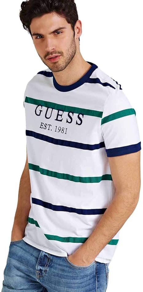 guess camisetas hombre rayas