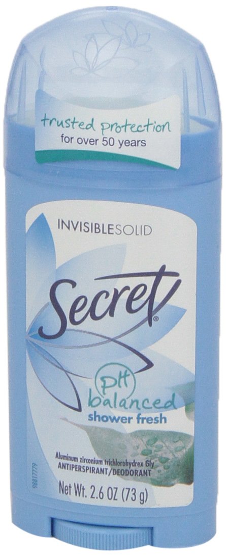 Secret Shower Fresh Invisible Solid Antiperspirant and Deodorant 2.6 oz : Beauty