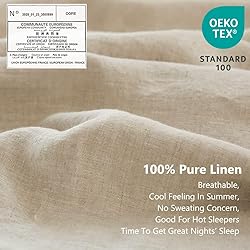 Simple&Opulence 100% Linen Sheet Set with
