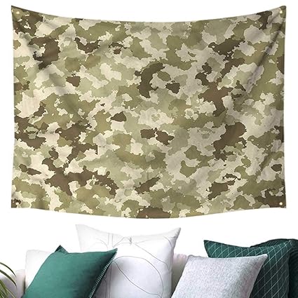 Amazon Com Camo Wall Hanging Tapestries Camouflage Survival Theme