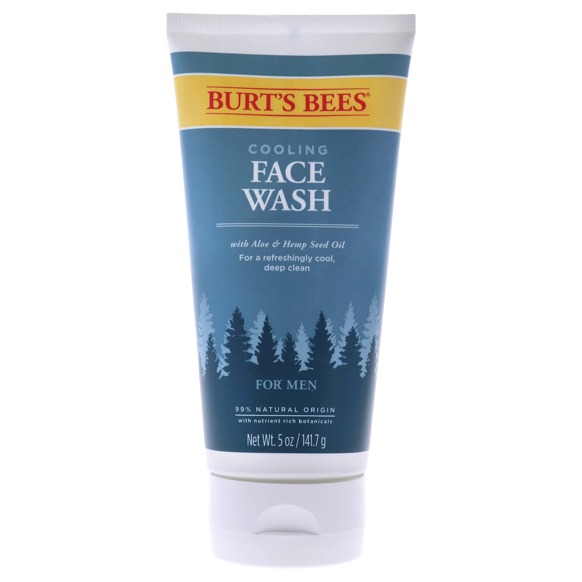 Burts Bees Cooling Face Wash For Men 5 oz Cleanser