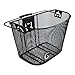 Biria bicycle Basket with Bracket Black – Front Quick Release Basket, Removable, Wire Mesh Bicycle basket Express Klick, Blackthumb 1