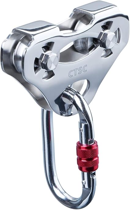 Amazon Com Ctsc Zip Line Pulley Trolley With Oval Carabiner