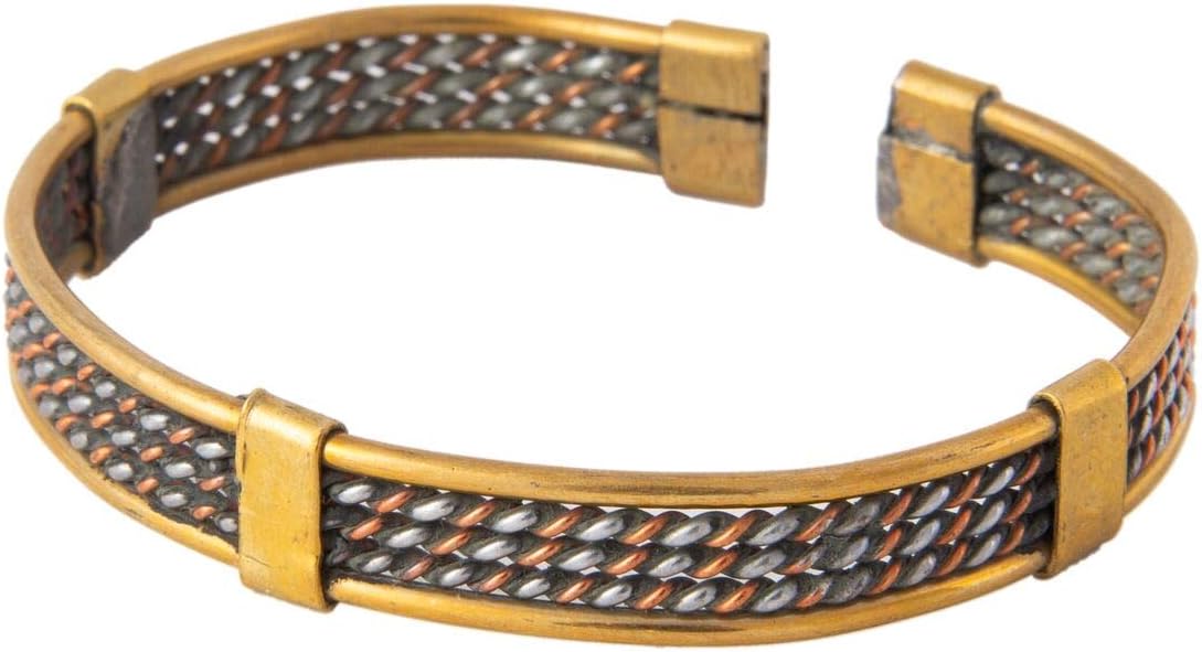 Dexterity African Elephants Hair Bracelets Style Brass,Copper Bangle