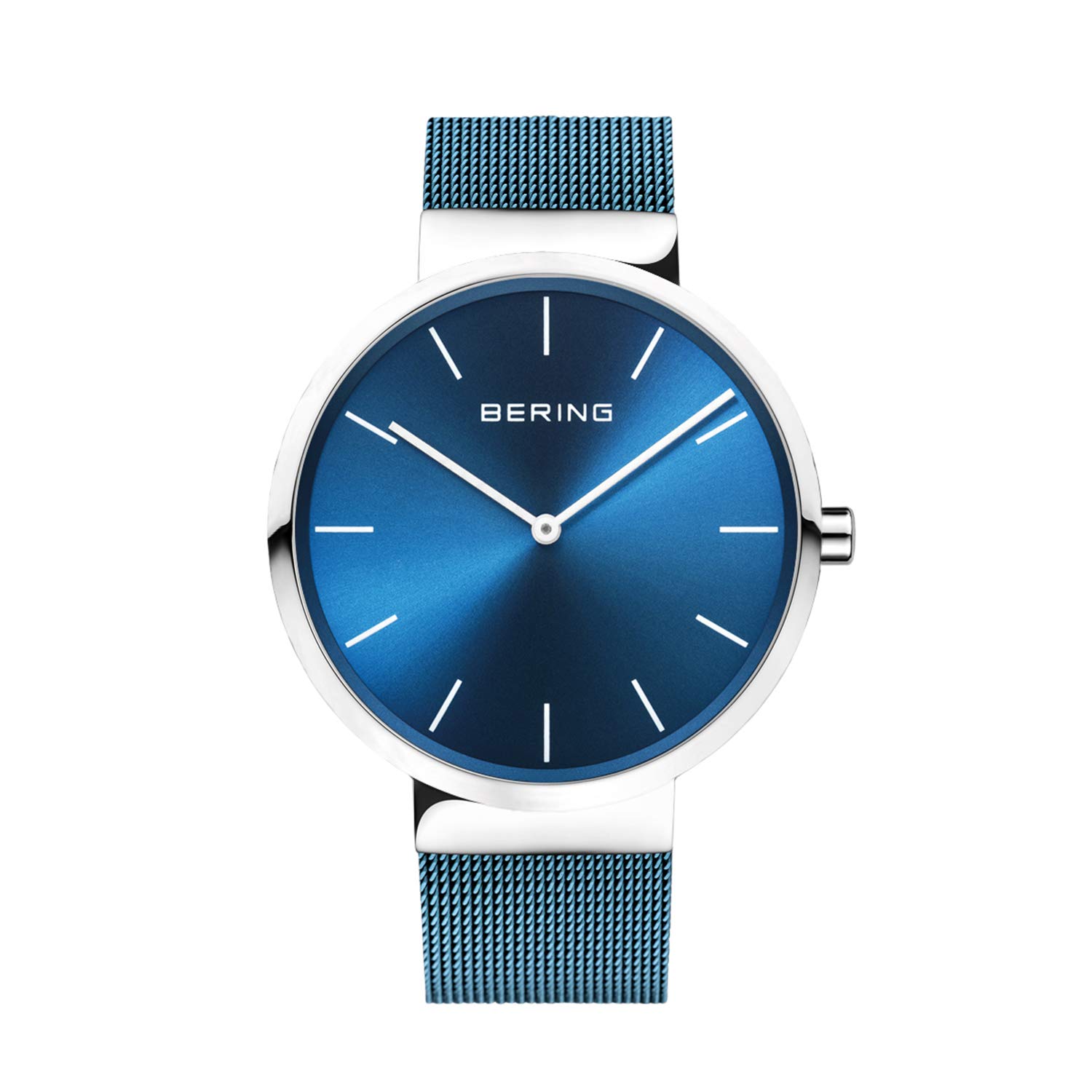 BERING Unisex Analog Quartz Classic Collection Watch with stainless steel Strap and Sapphire Crystal 16540-308