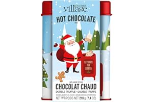 Gourmet du Village Hot Chocolate Keepsake Tin Festive 210G