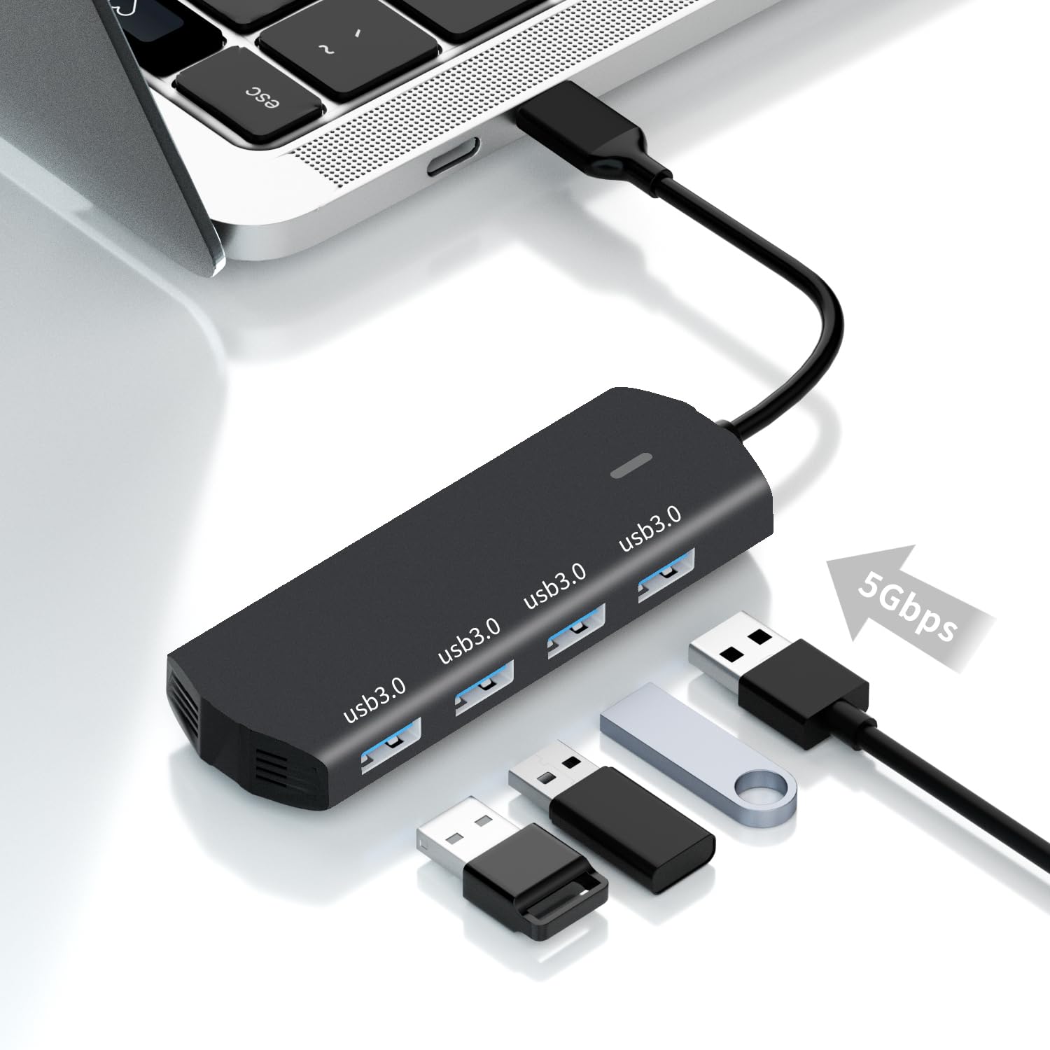 Mua 𝐔𝐒𝐁-𝐂 𝐭𝐨 𝐔𝐒𝐁 𝟑.𝟎 𝐇𝐮𝐛, 4-Port USB HUB Splitter 5Gbps, Mini Multiport ...