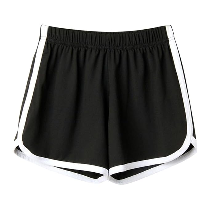 HCFKJ Shorts für Damen Sommer Shorts für Mädchen Shorts Grün Pink Rot Rosa Schwarz Damen Shorts Sport Damen