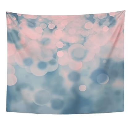 Amazon Com Tompop Tapestry Colorful Pale Pink And Blue