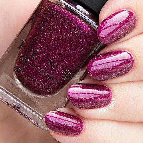ILNP Showtime - Deep Raspberry Holographic Nail Polish
