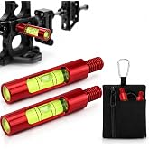 Berger Hole Bow Level 2-Pack, Aluminum Archery Kit for Compound Bows | 5/16-24 Screw-in Design; Bow Sight, Arrow Rest &amp; D-Loop Tuning