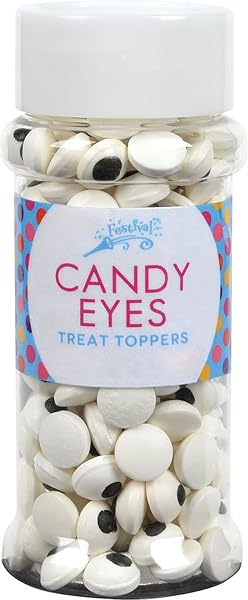 FESTIVAL CANDY EYES TREAT TOPPERS, 2.9 OUNCE