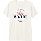Spain Retro Styled Vintage Barcelona Premium Tri-blend T-Shirt