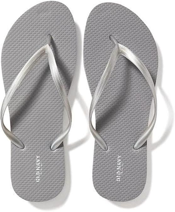 navy flip flops
