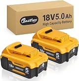 Waitley 18V 5.0Ah Replacement Battery for Dewalt 18V XR DCB184/182 view 1