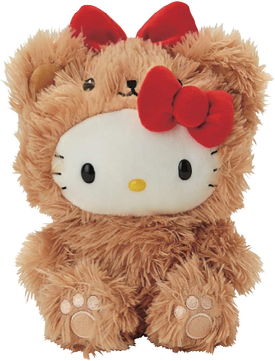 Amazon.com: Disfraz de oso de peluche de Hello Kitty Sanrio con peluche, color marrón edición limitada: Home \u0026 Kitchen