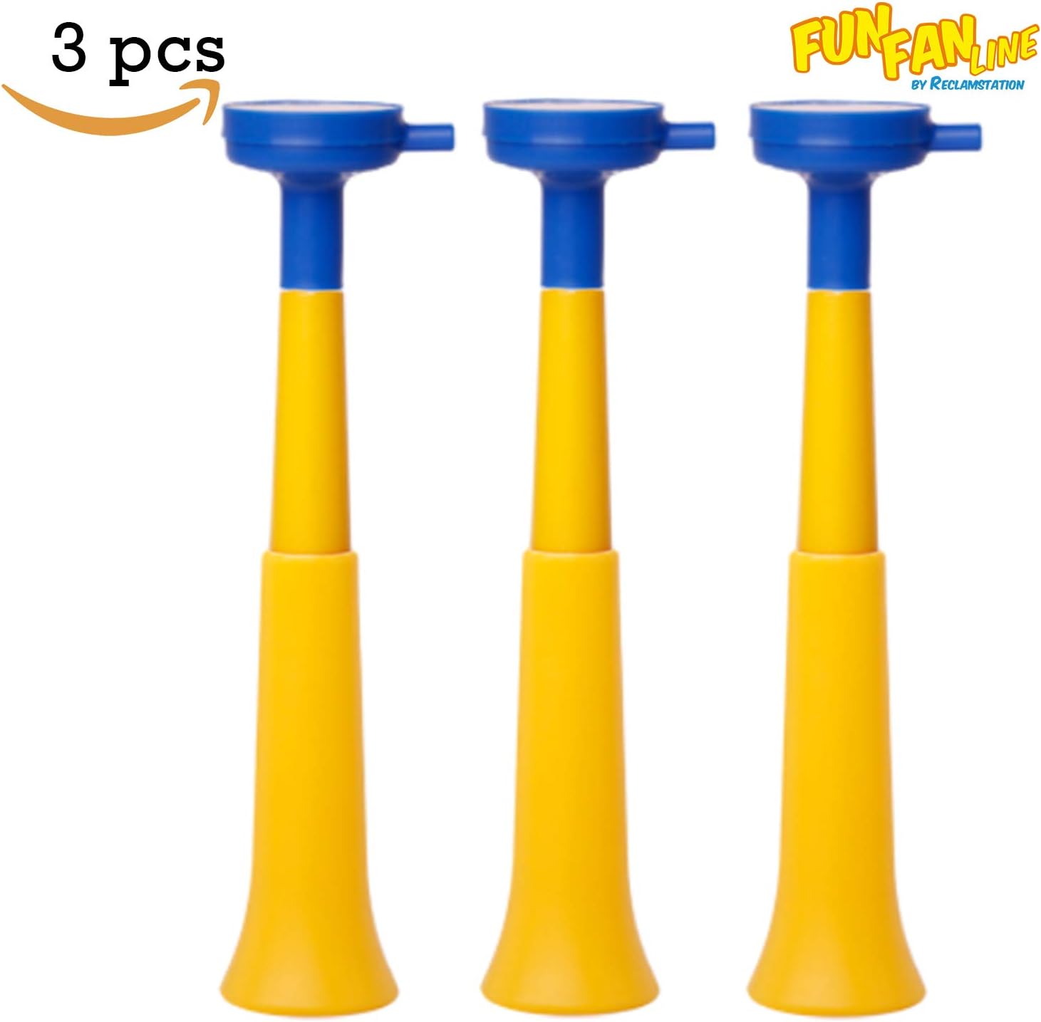 FUN FAN LINE - Pack 3 Three-Body Vuvuzela Trumpets, Sweden - Image 4