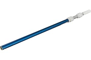 Aqua Select 7-21 Foot Telescoping Pool Vacuum Pole | Heavy Duty Aluminum Pole for Leaf Skimmers, Pool Brushes and Vacuum Heads | Expandable Swimming Pool Pole