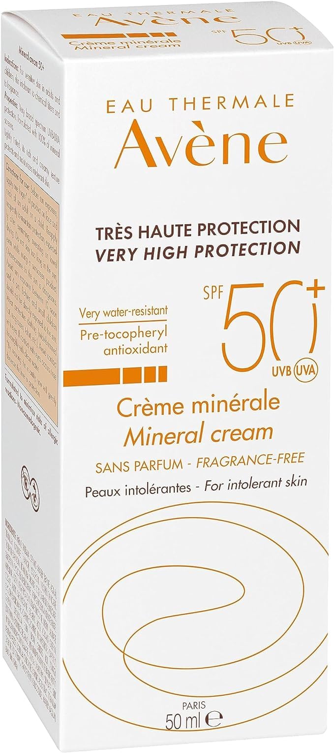Avene Sun Care Very High Protection Mineral Cream SPF50+ 50ml