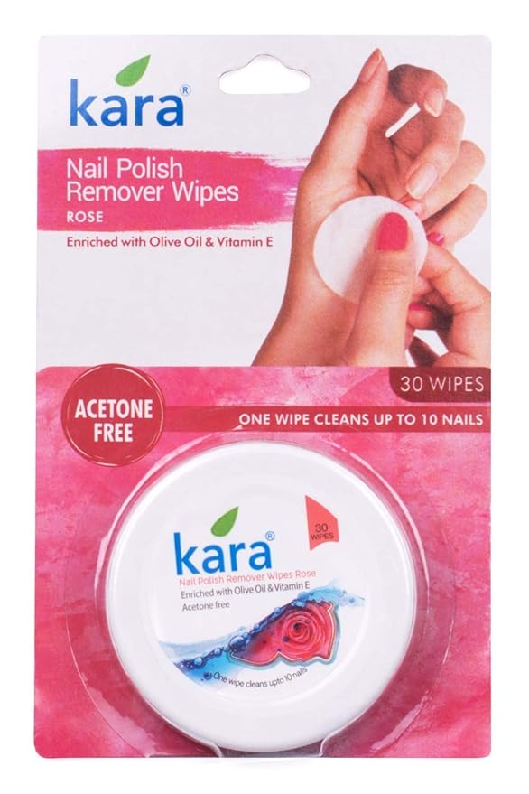 Buy Kara Rose Nail Polish Remover Wipes, 30 Count, (Pack of 2) Online